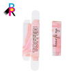 Gold Foil Custom Logo Skincare Lip Gloss Package